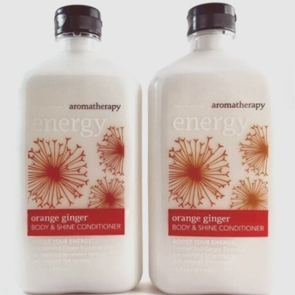 Bath & Body Works Aromatherapy Ginger Body & Shine Conditioner New Set of 2